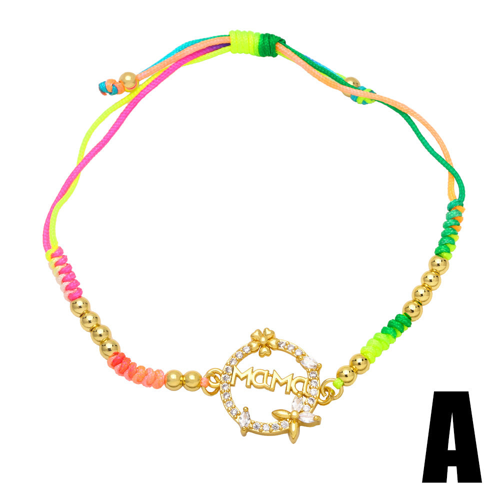 Venta al por mayor Pulsera Cobre Corazon Bohemio Dia De La Madre